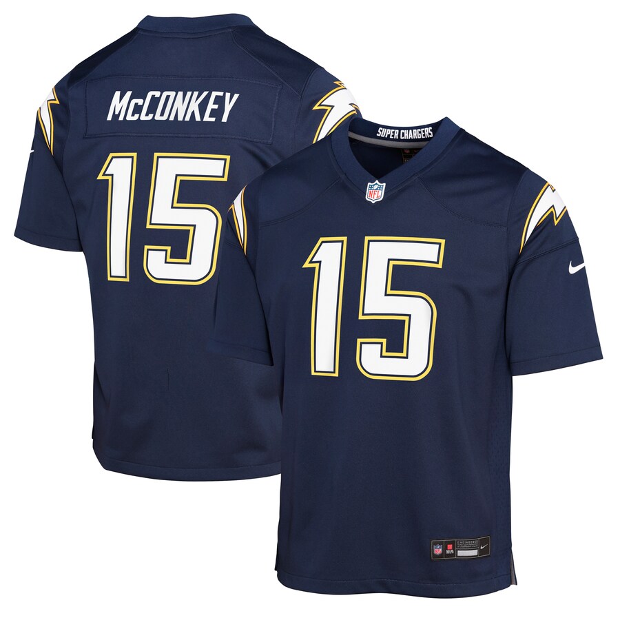 Youth Los Angeles Chargers Ladd McConkey Nike Navy Alternate Super Chargers Game Player Jersey - Jersey
