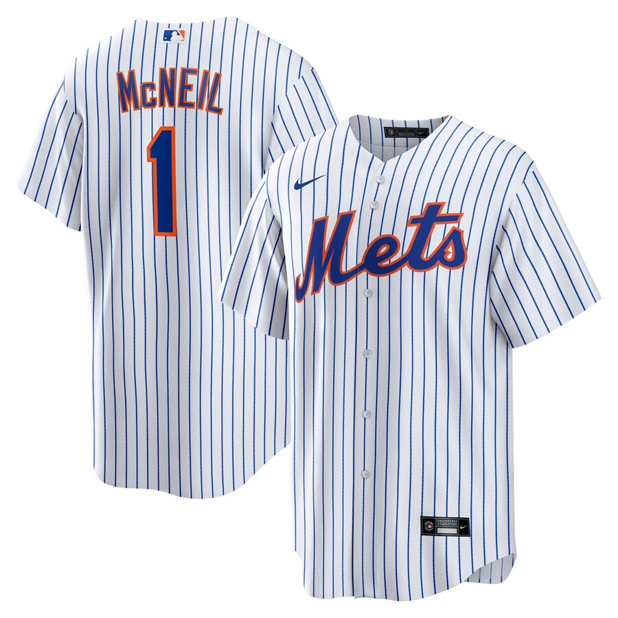 Men's New York Mets Jeff McNeil Nike White Home Replica Player Jersey - Jersey