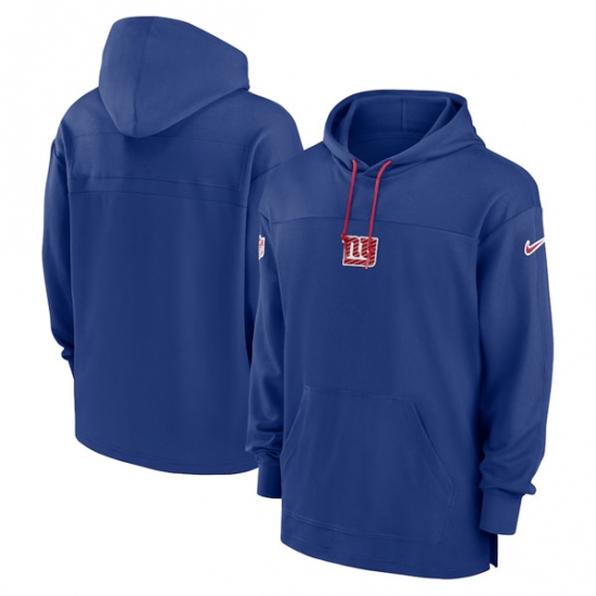 Men's New York Giants Royal Performance Pullover Hoodie - Jersey