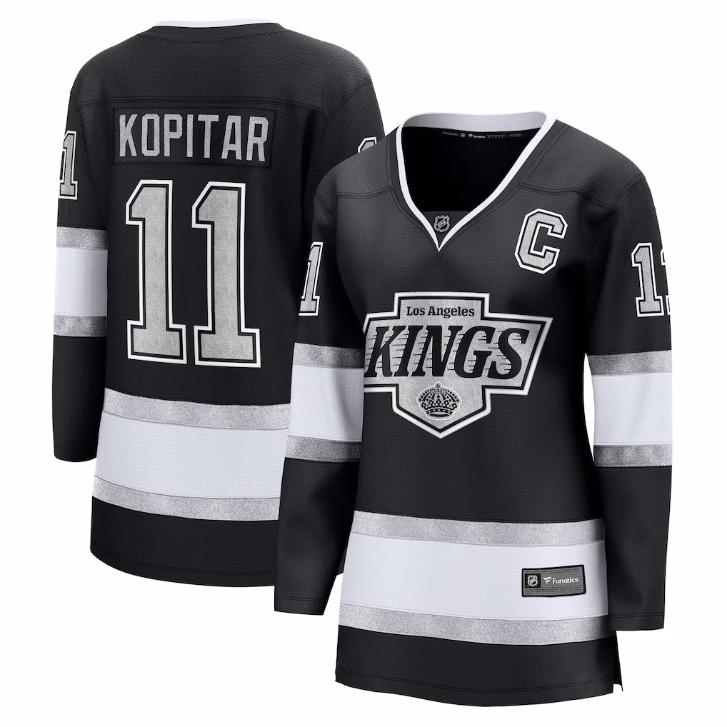 Women's Los Angeles Kings Anze Kopitar Fanatics Black Home Breakaway Jersey - Jersey