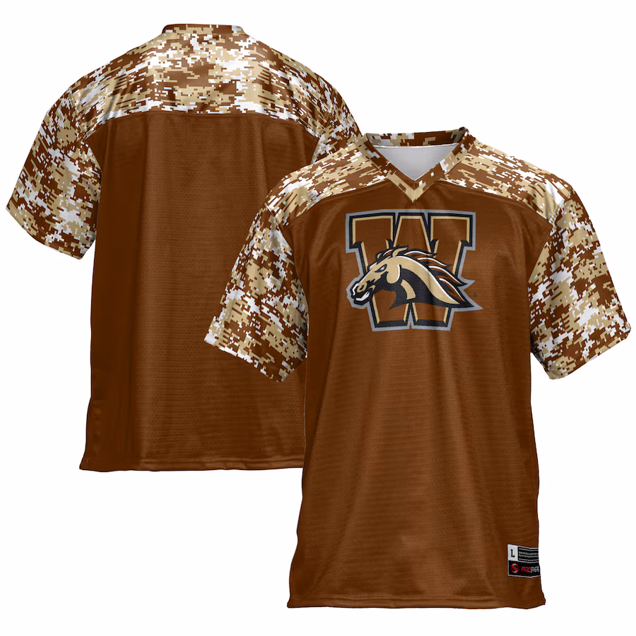 Men's GameDay Greats Brown Western Michigan Broncos Football Jersey - Jersey