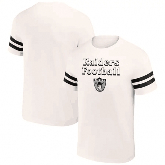 Men's Las Vegas Raiders Cream X Darius Rucker Collection Vintage T Shirt - Jersey