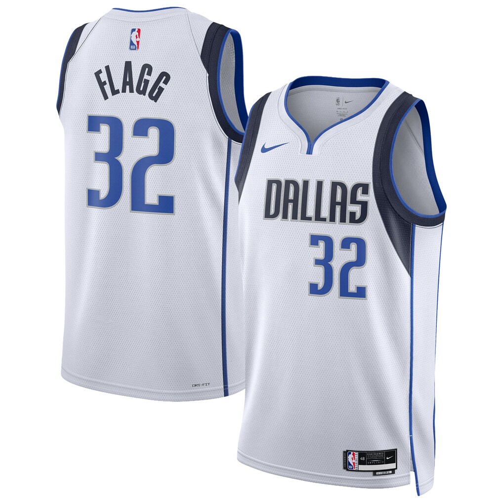 Unisex Dallas Mavericks Cooper Flagg Nike White Swingman Player Jersey - Association Edition - Jersey