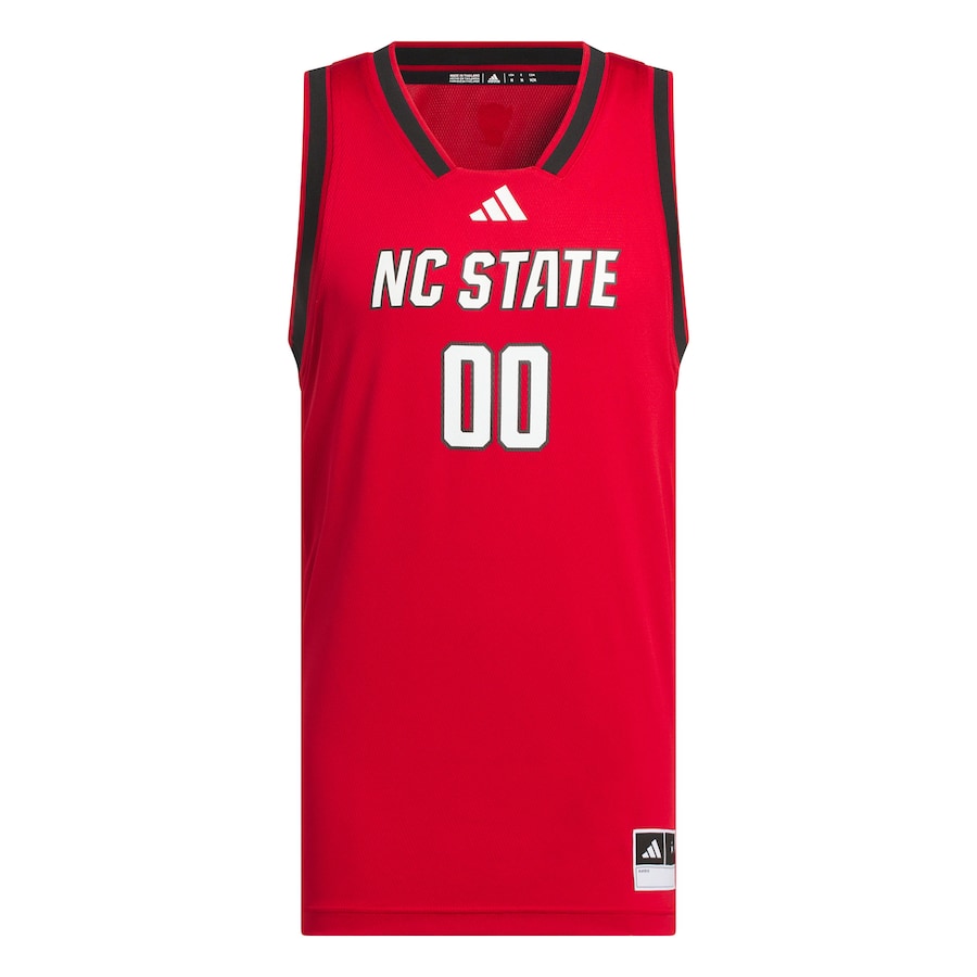 Men's adidas #00 Red NC State Wolfpack Replica Swingman Jersey - Jersey