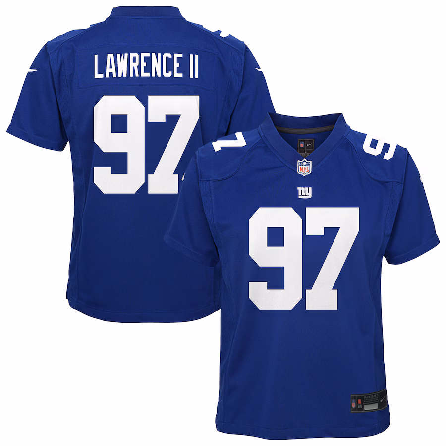 Youth New York Giants Dexter Lawrence Nike Royal Game Jersey - Jersey