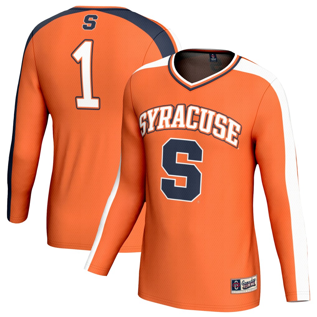 Unisex GameDay Greats Orange #1 Syracuse Orange Lightweight Collegiate Volleyball Fashion Jersey - Jersey