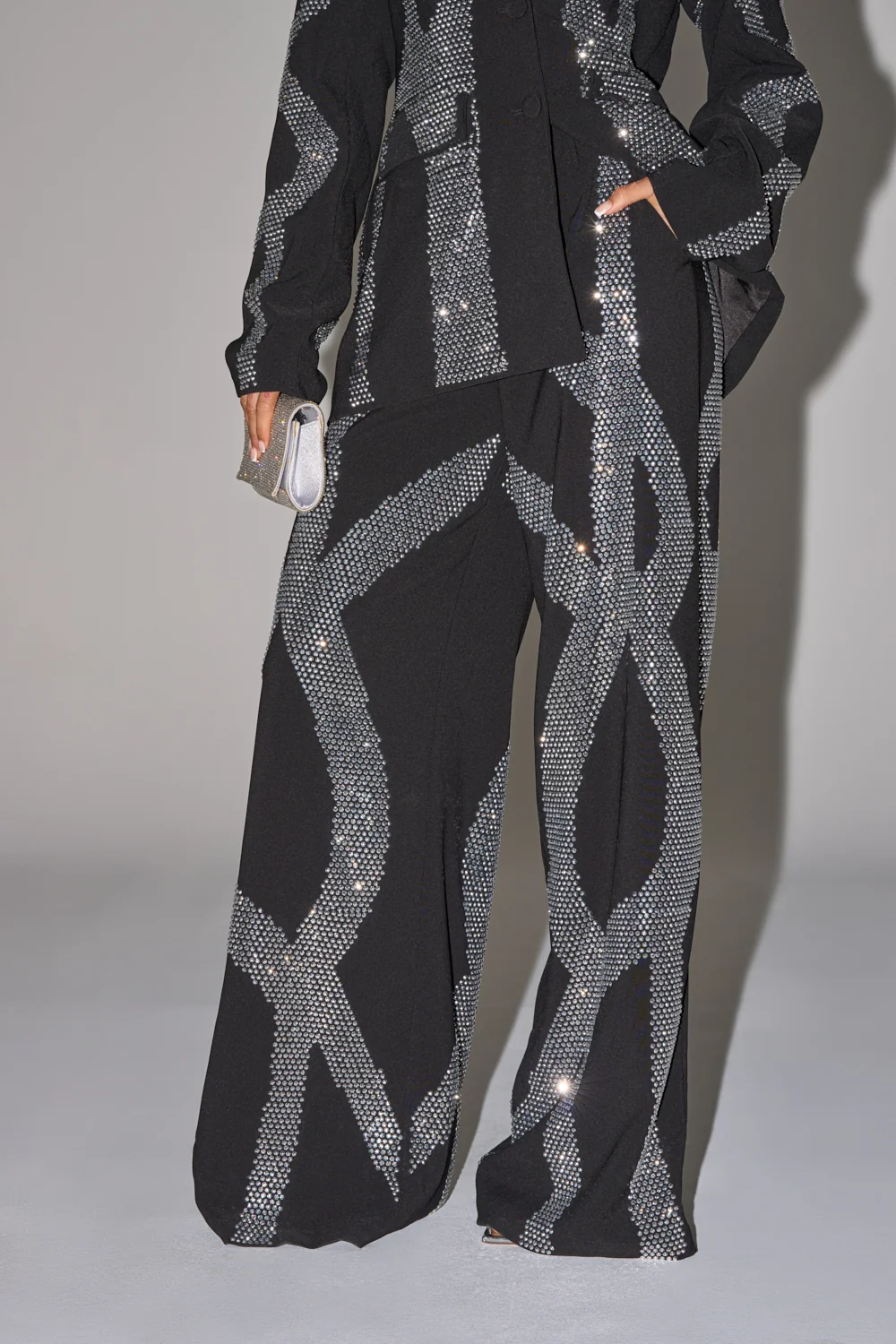 GEMINI RHINESTONE PANT - Akira Wear