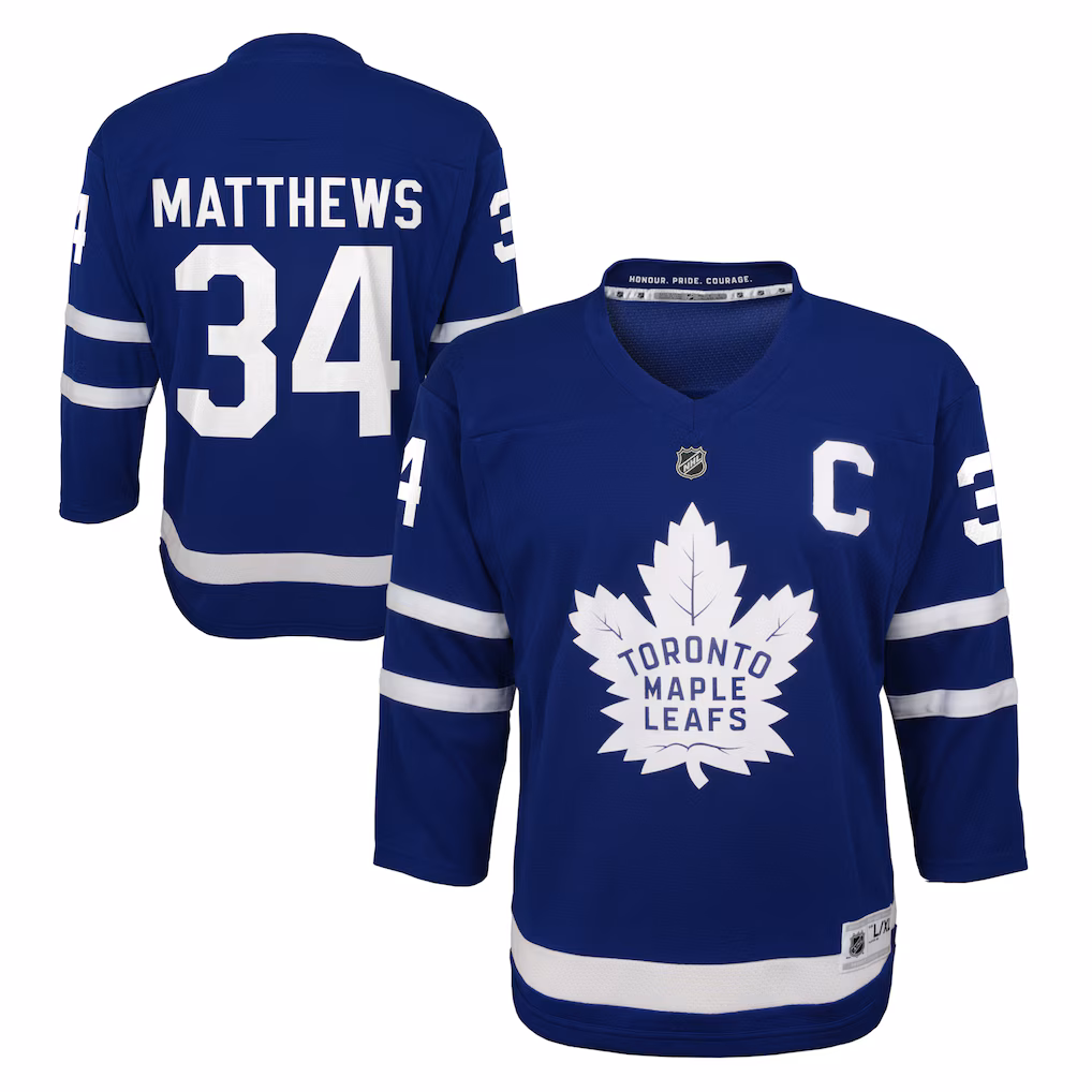 Toddler Toronto Maple Leafs Auston Matthews Royal Replica Player Jersey - Jersey