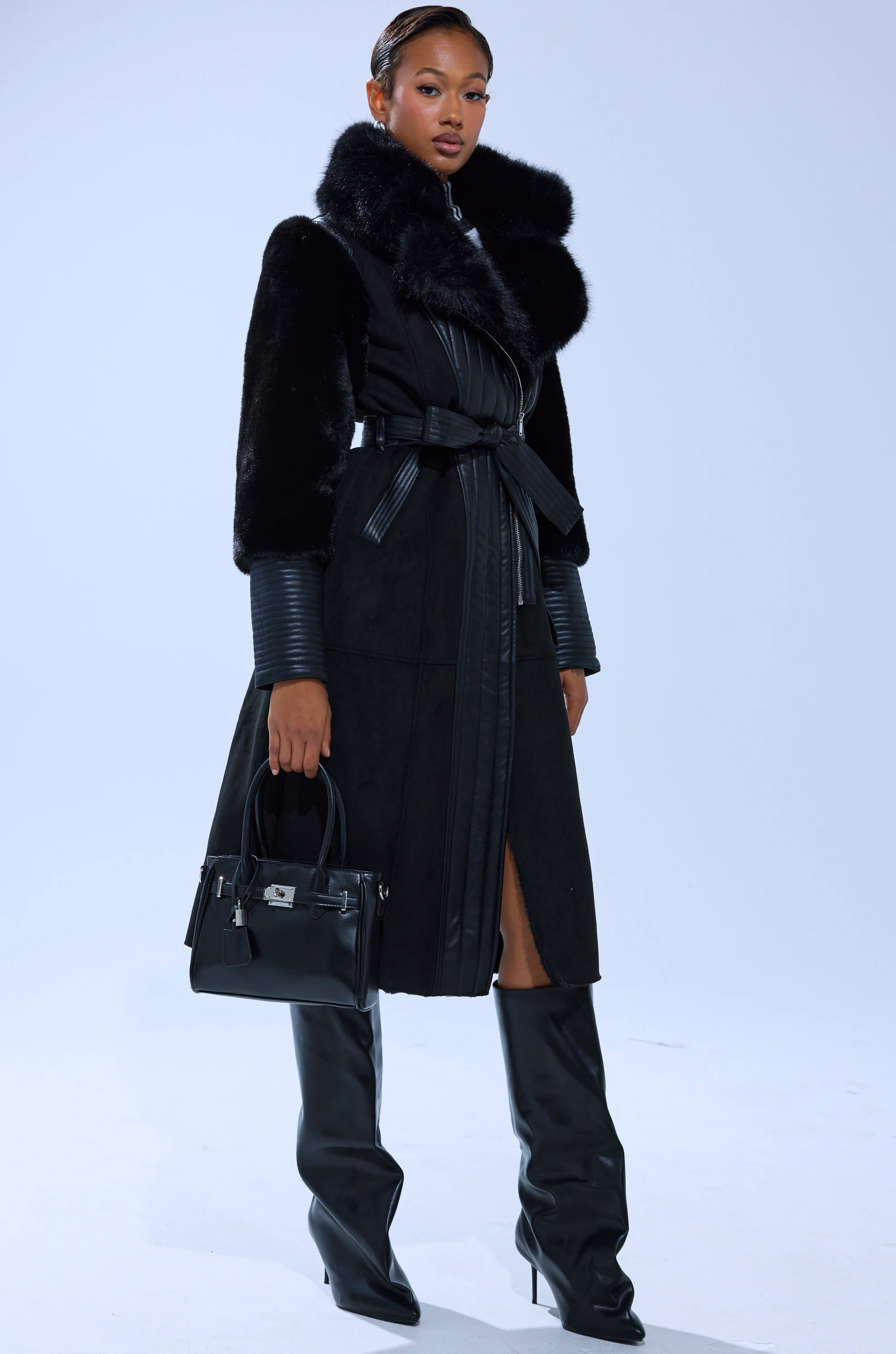 GOODIE MIXED MEDIA COAT - Akira Wear