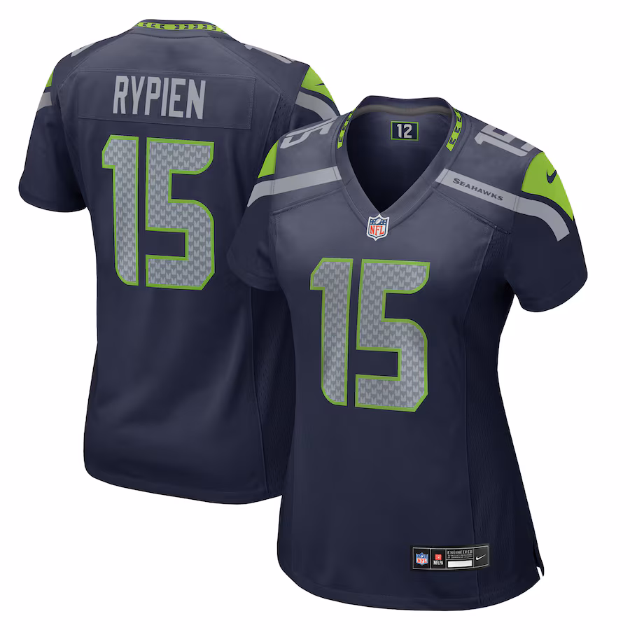 Women's Seattle Seahawks Brett Rypien Nike College College Navy Team Game Jersey - Jersey