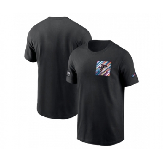 Men's Atlanta Falcons Black 2023 Crucial Catch Sideline Tri-Blend T-Shirt - Jersey