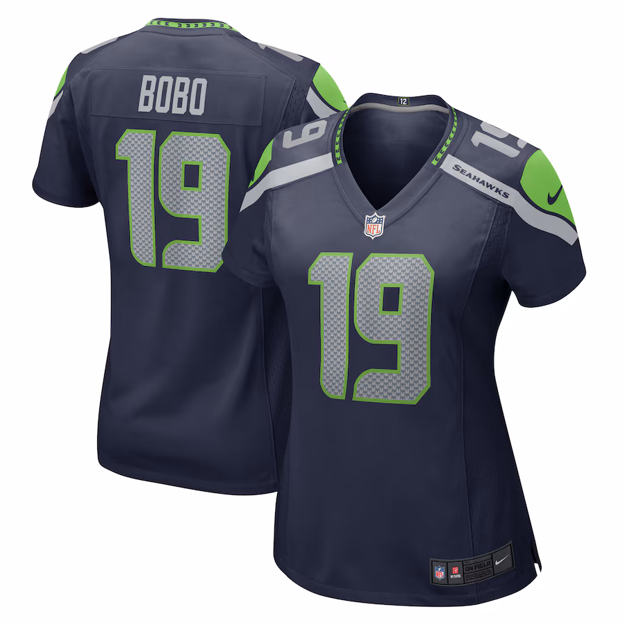 Women's Seattle Seahawks Jake Bobo Nike College College Navy Team Game Jersey - Jersey