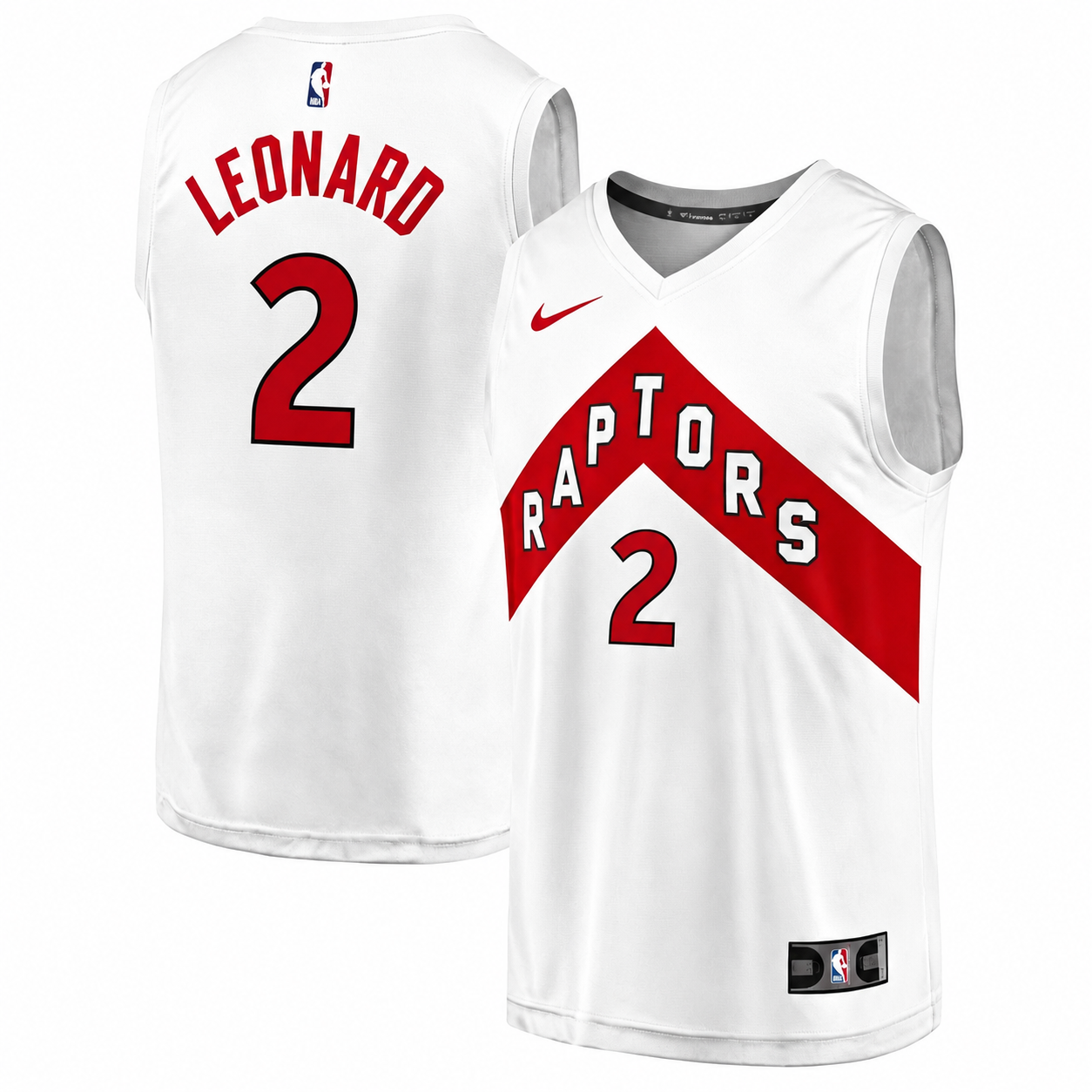 Men's Toronto Raptors Kawhi Leonard Fanatics White Fast Break Player Jersey - Icon Edition - Jersey