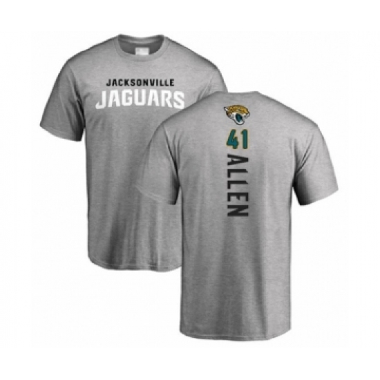 Football Jacksonville Jaguars #41 Josh Allen Ash Backer T-Shirt - Jersey