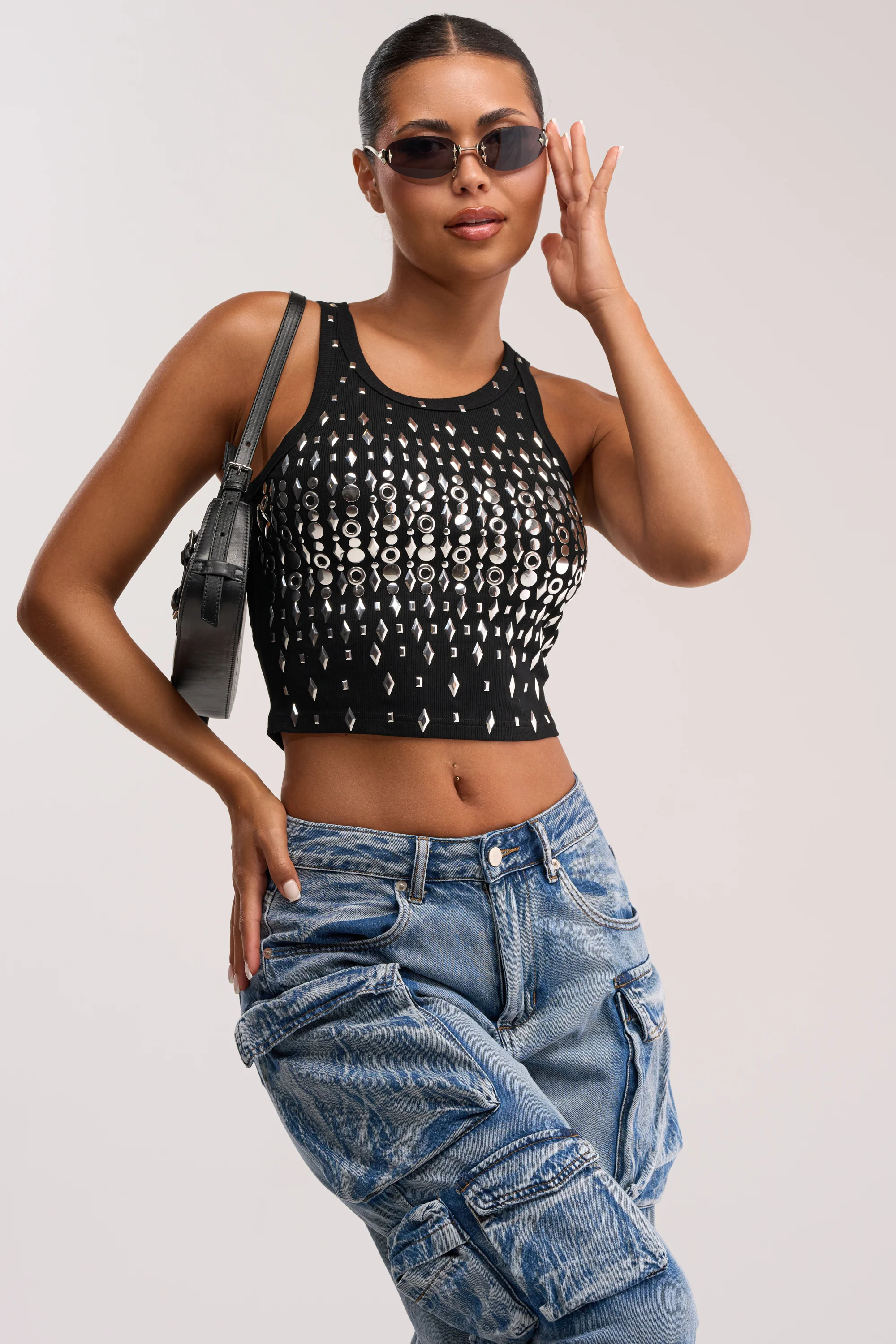 LANA STUDDED TANK - Akira Wear
