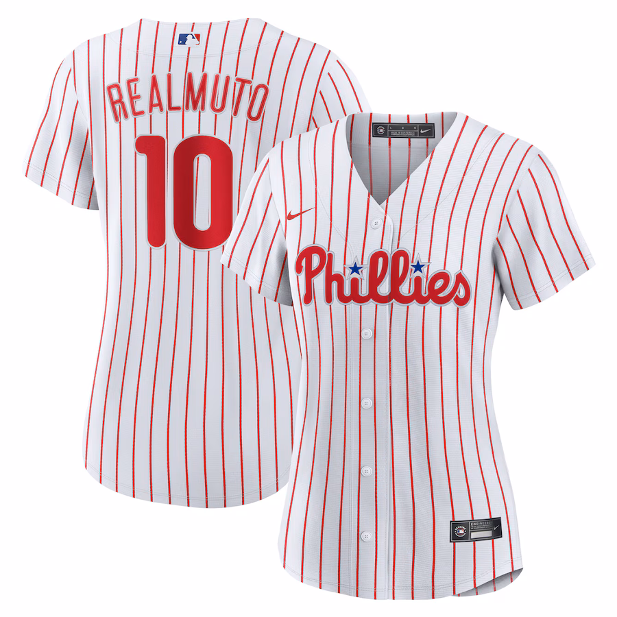Women's Philadelphia Phillies J.T. Realmuto Nike White Home Replica Jersey - Jersey