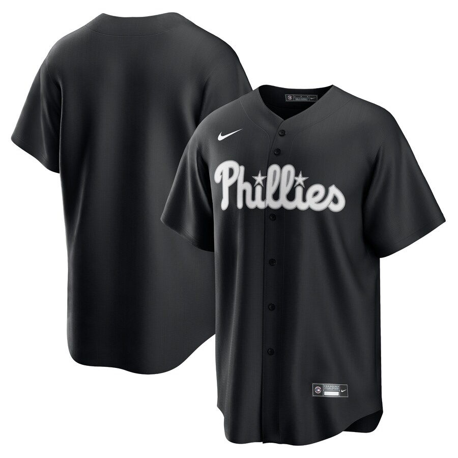 Men's Philadelphia Phillies Nike Black Lights Out Replica Jersey - Jersey