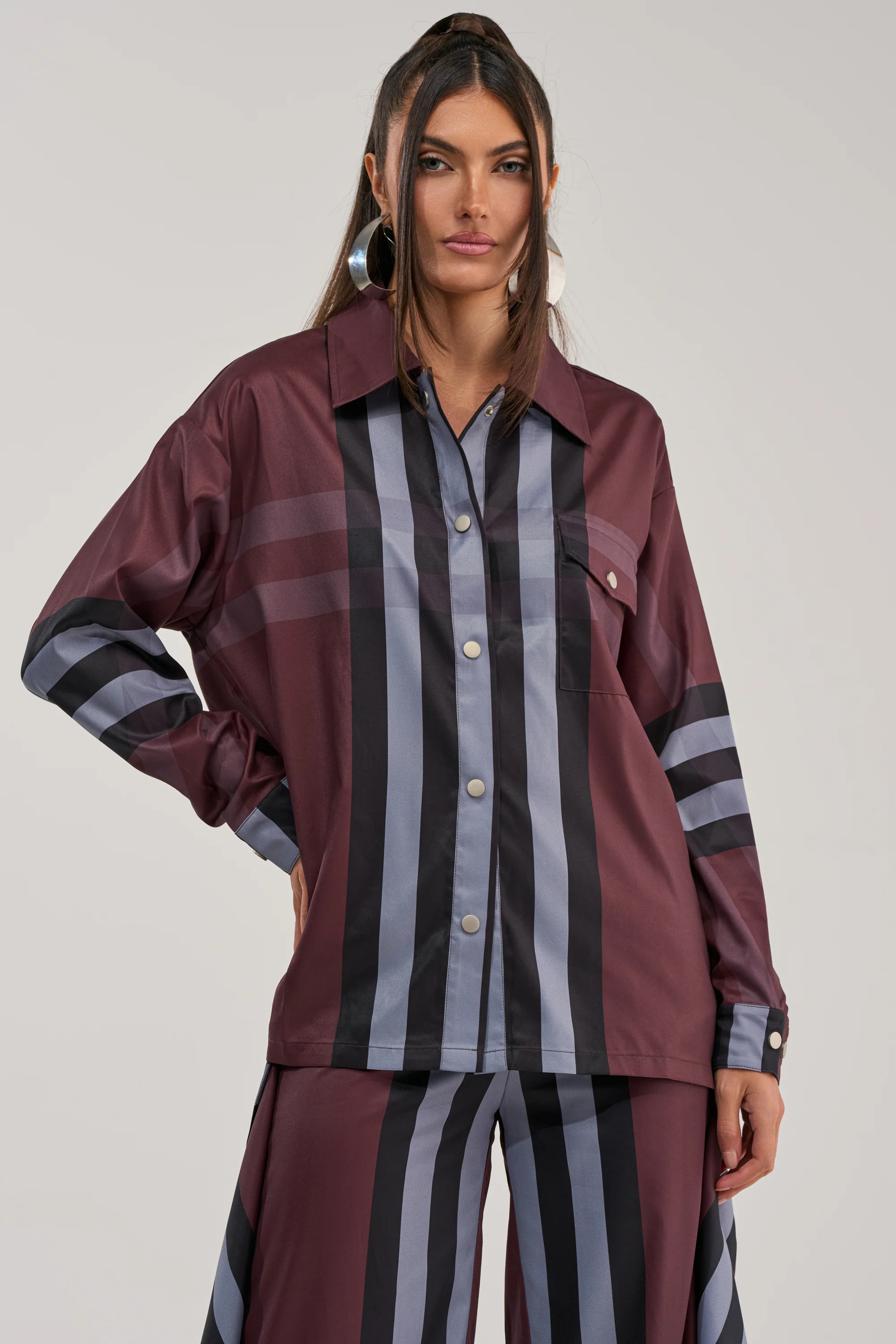 LUXURY LIFE PLAID BUTTON DOWN - Akira Wear