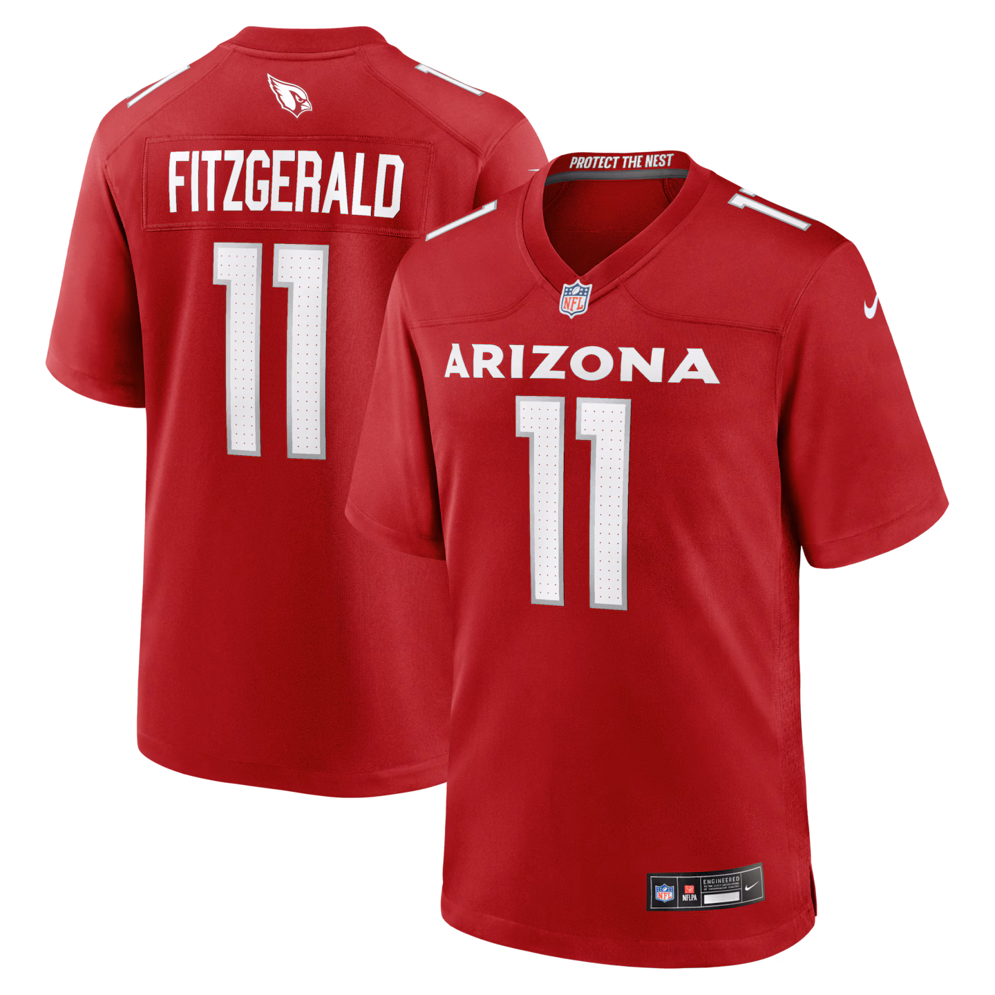 Men's Arizona Cardinals Larry Fitzgerald Nike Cardinal Team Retired Game Jersey - Jersey