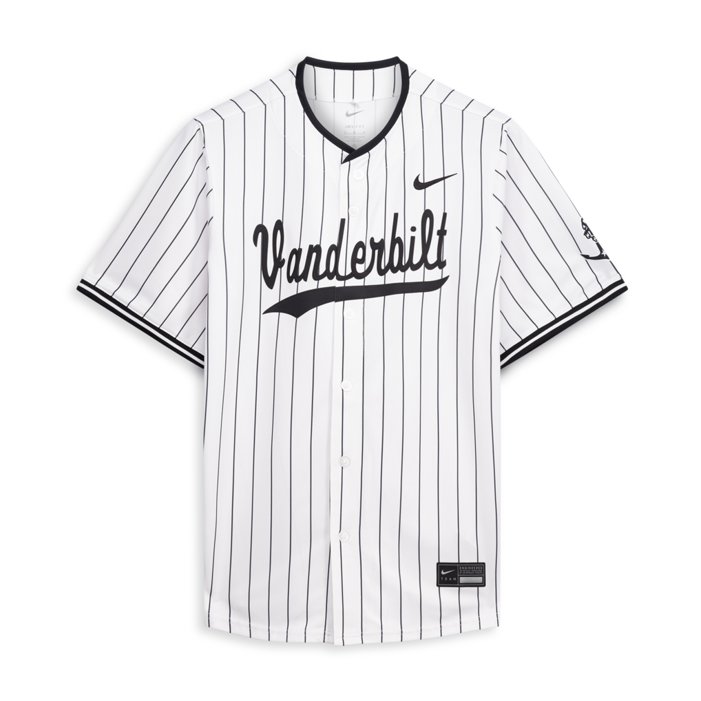 Men's Nike White Vanderbilt Commodores Limited Baseball Jersey - Jersey