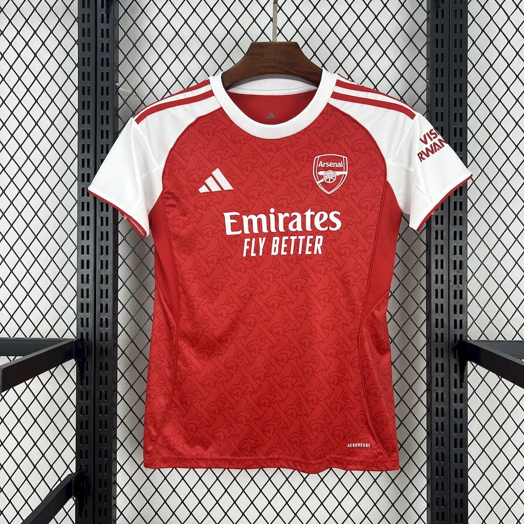 Arsenal Soccer Jersey Home Women's Custom Shirt 2025/26 - Jersey