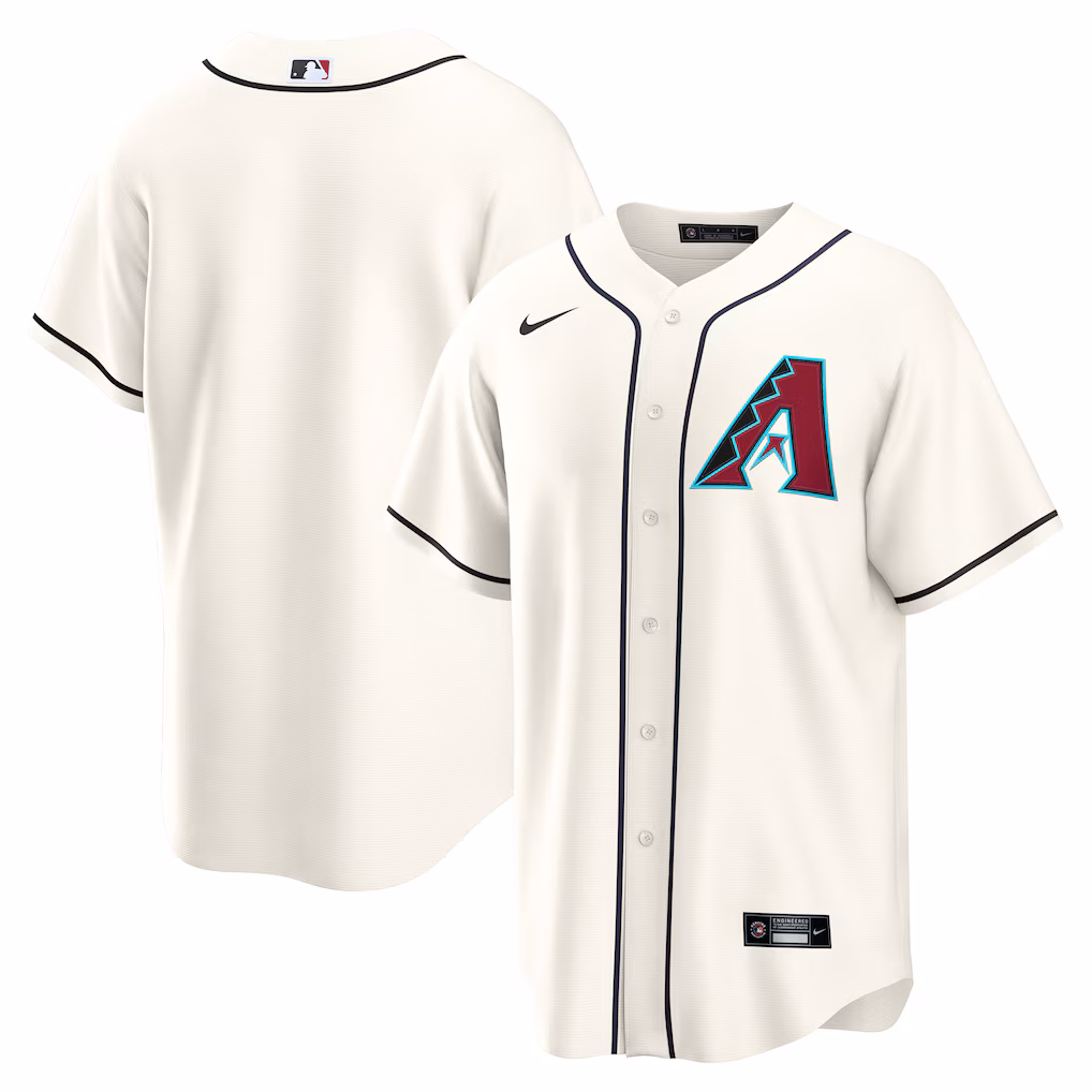 Men's  Arizona Diamondbacks  Nike Cream Home Replica Jersey - Jersey