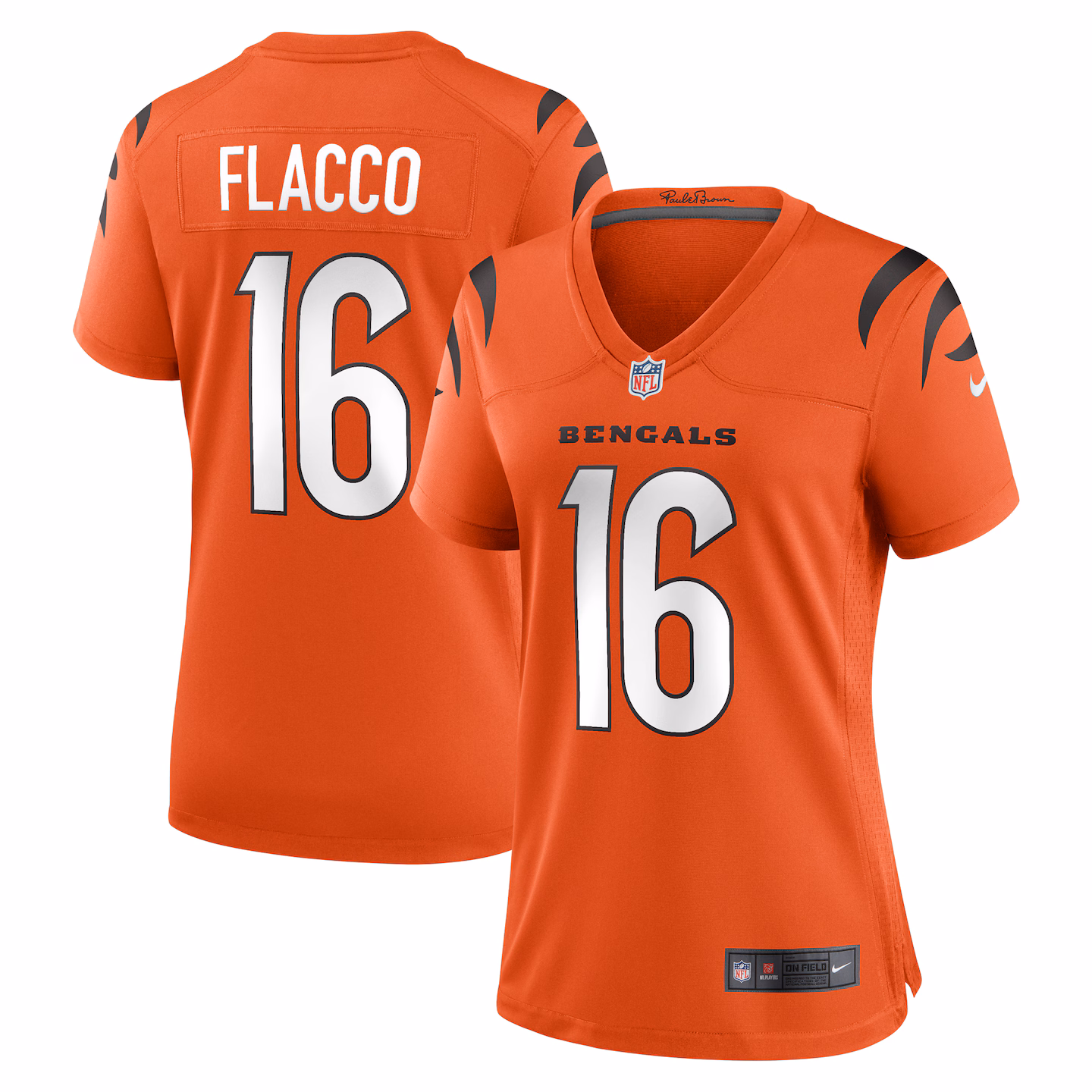Women's Cincinnati Bengals Joe Flacco Nike Orange Alternate Game Jersey - Jersey
