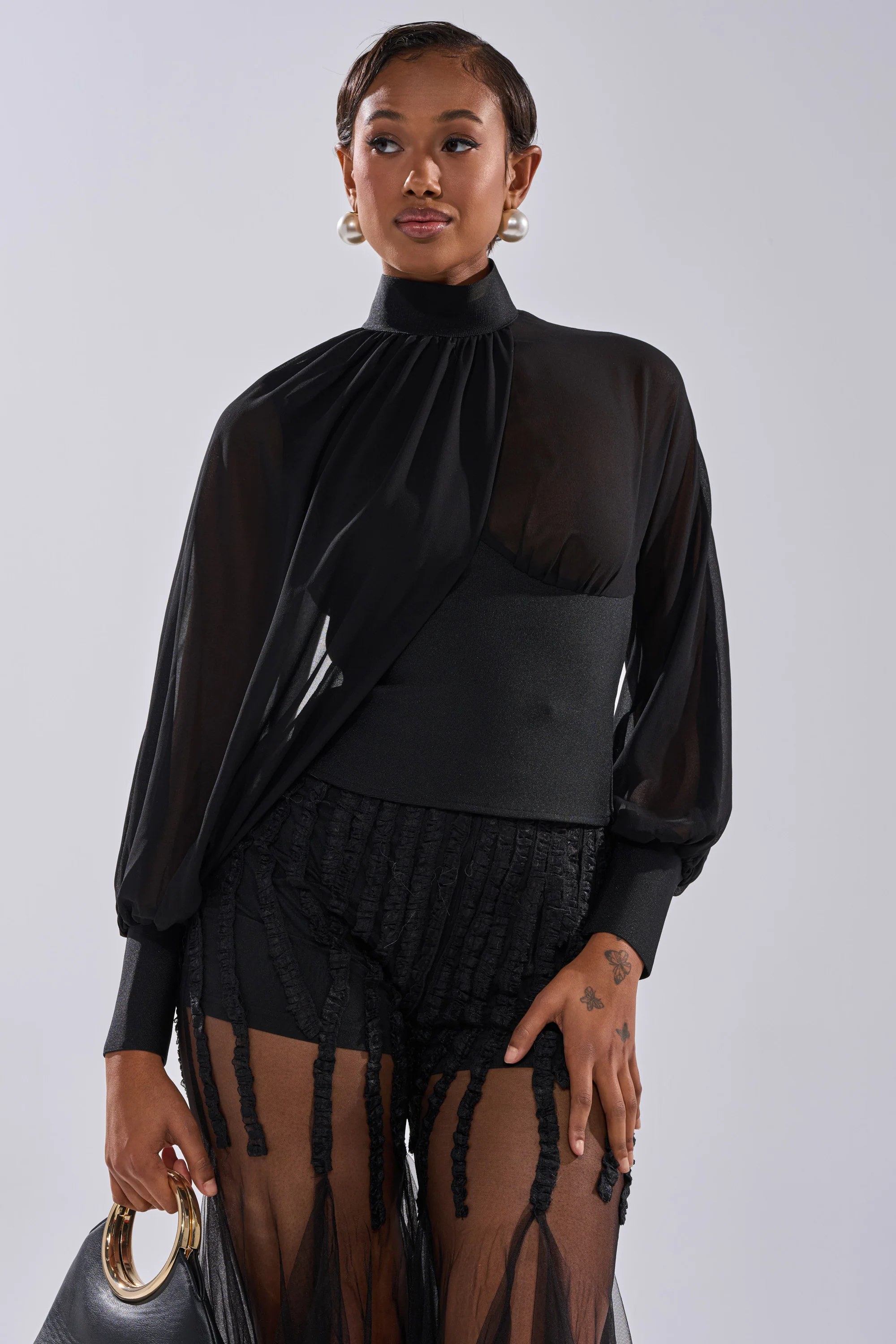 FIRST THING FIRST BLOUSE - Akira Wear