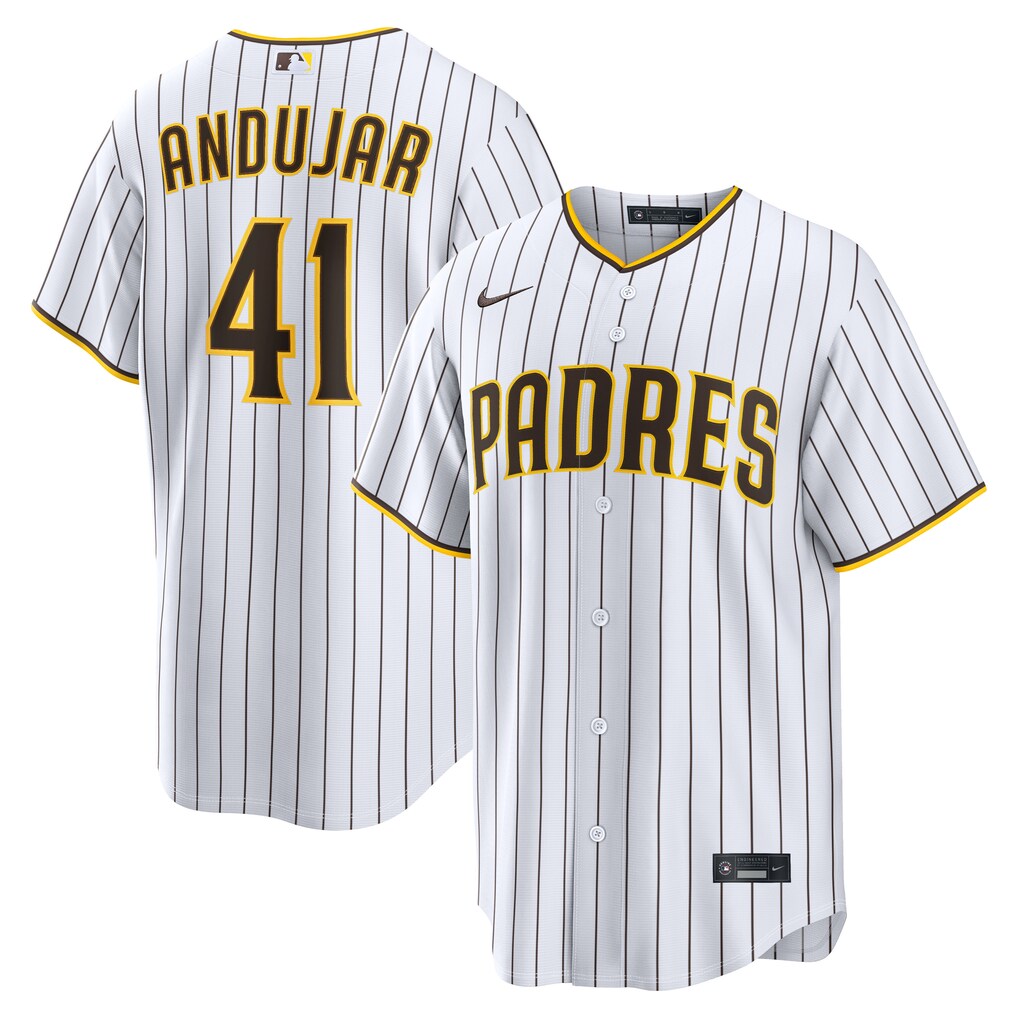 Men's San Diego Padres Miguel Andujar Nike White Home Replica Jersey - Jersey