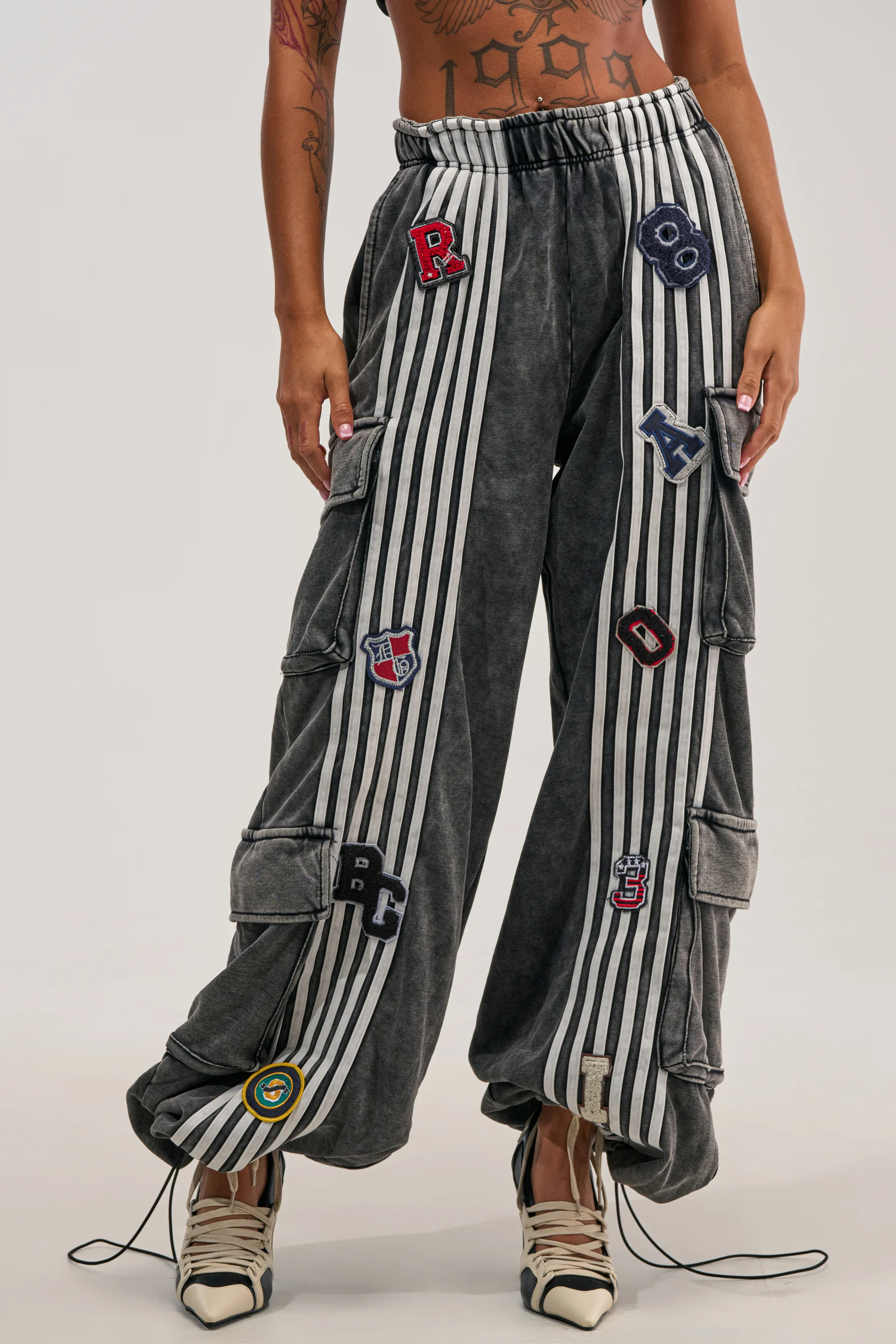 ROCK AND ROLL WIDE LEG JOGGER - Akira Wear