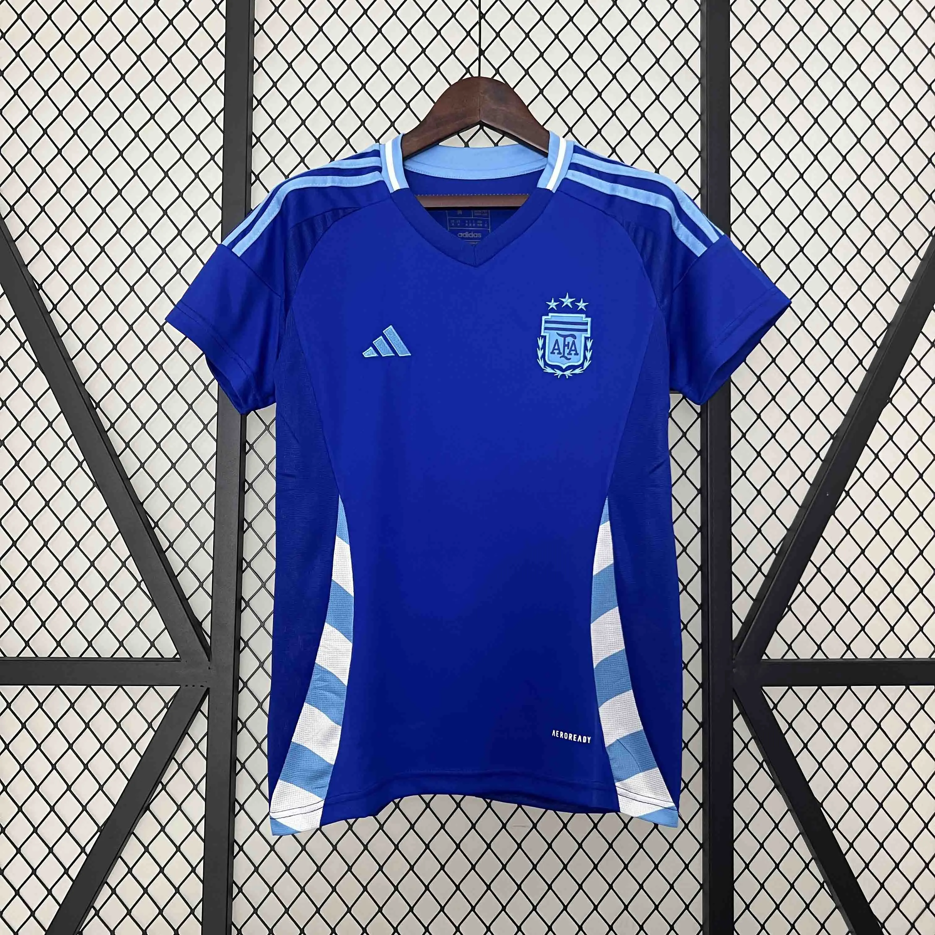 Argentina Soccer Jersey Away Women's Custom Shirt 2024 - Jersey