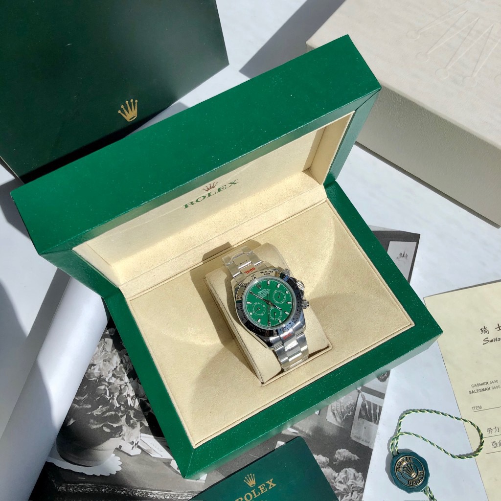 Rolex Cosmograph Daytona Green Dial Chronograph Watch