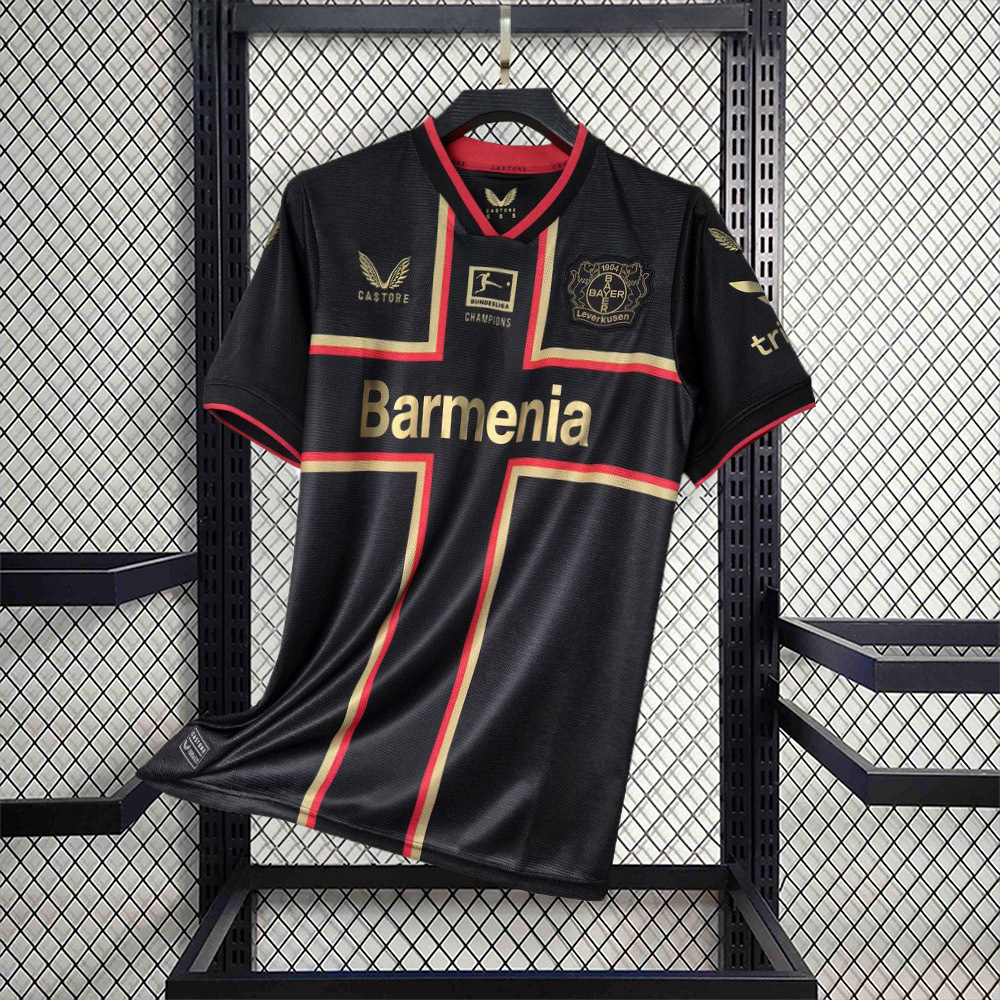 Bayer 04 Leverkusen Soccer Jersey Champions Special Edition Custom Shirt 2024/25 - Jersey