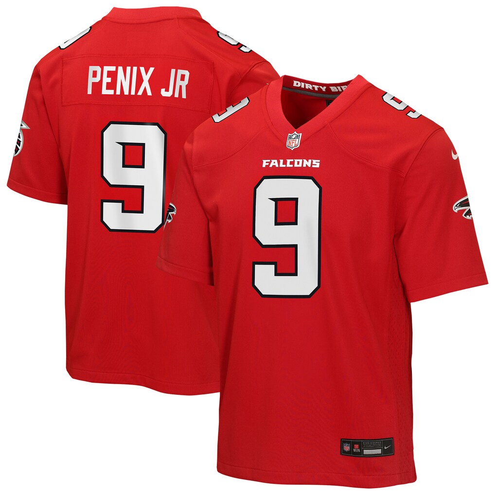 Youth Atlanta Falcons Michael Penix Jr. Nike Red Game Jersey - Jersey