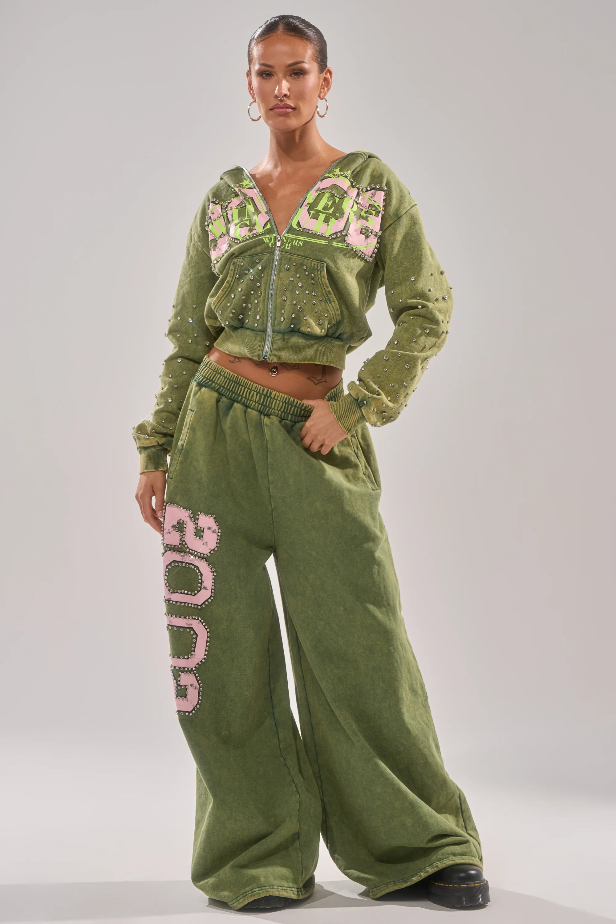 WINNERS CLUB WIDE LEG JOGGER - Akira Wear