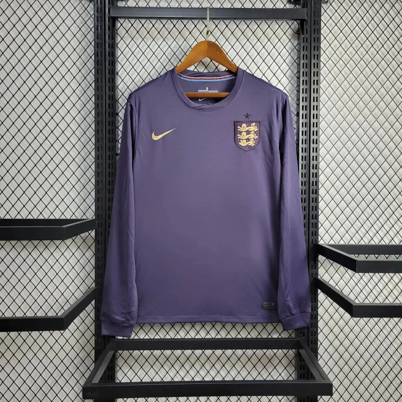 England Soccer Jersey Away Long Sleeve Custom Shirt EURO 2024 - Jersey