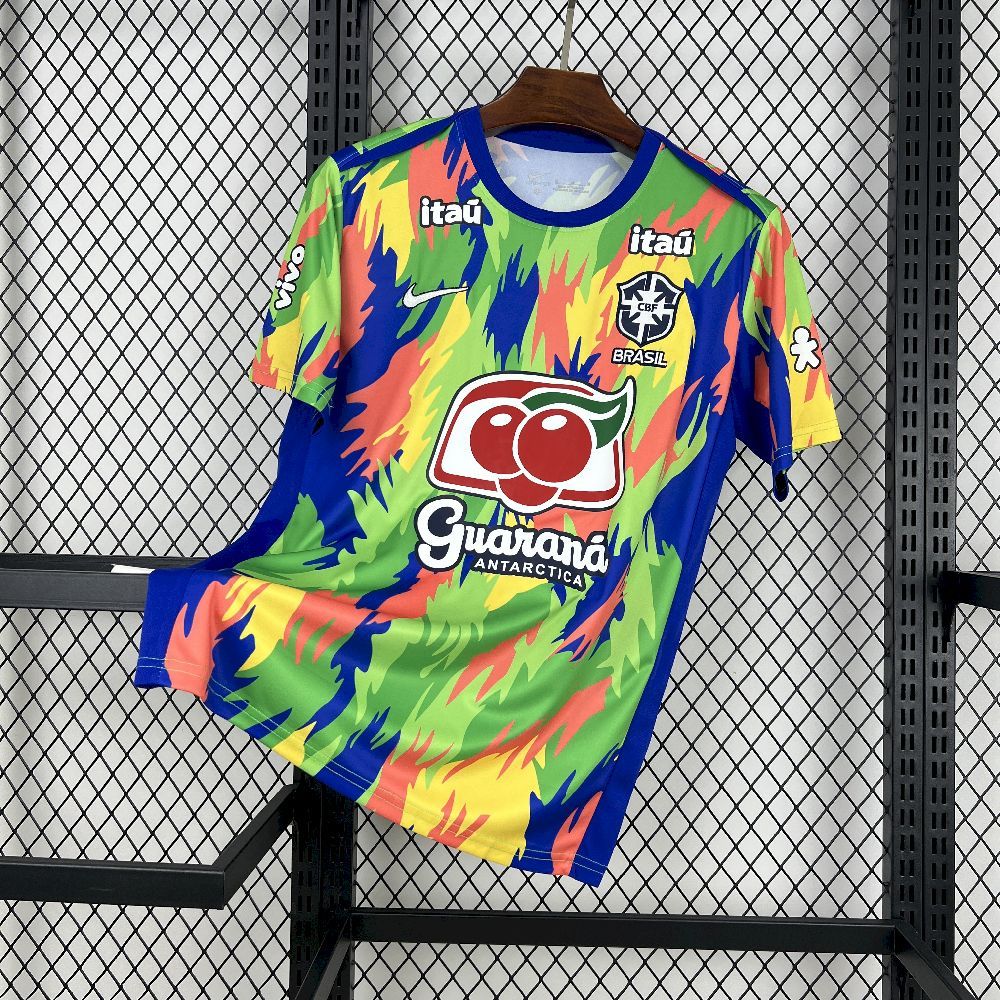 Brazil Soccer Jersey Colorful Training Custom Shirt 2025 - Jersey