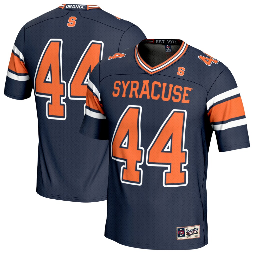 Youth GameDay Greats Navy #44 Syracuse Orange Lightweight Collegiate Football Fashion Jersey - Jersey
