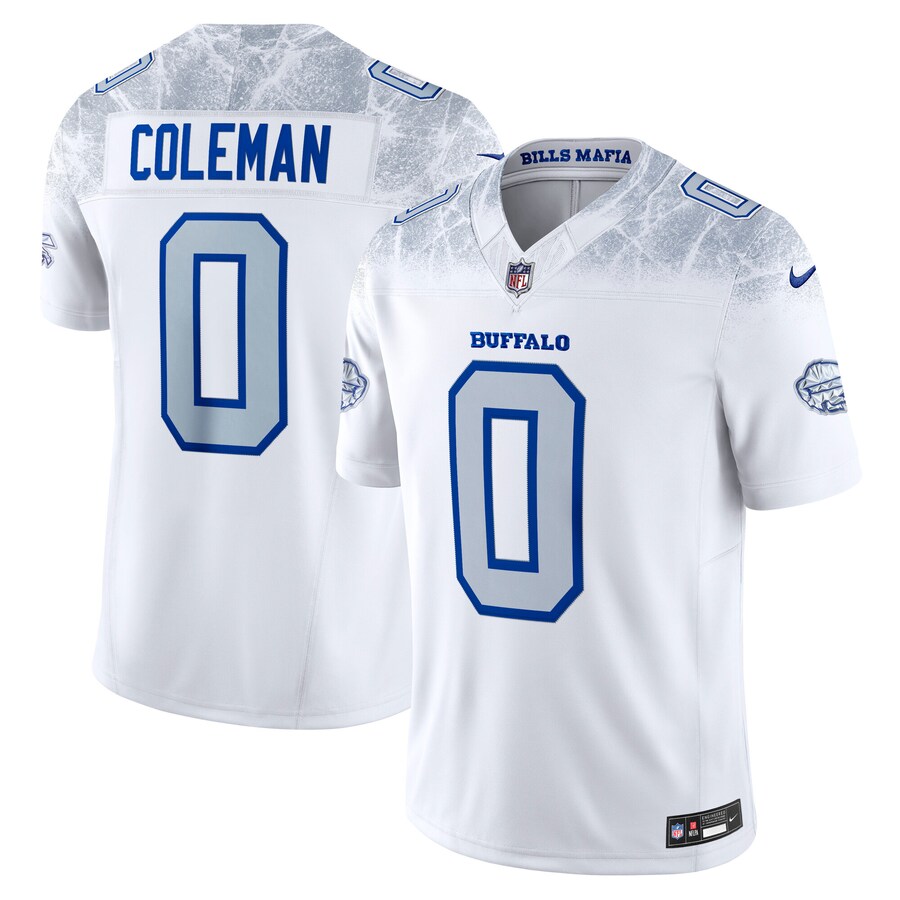 Men's Buffalo Bills Keon Coleman Nike White 2025 Rivalries Collection Limited Jersey - Jersey