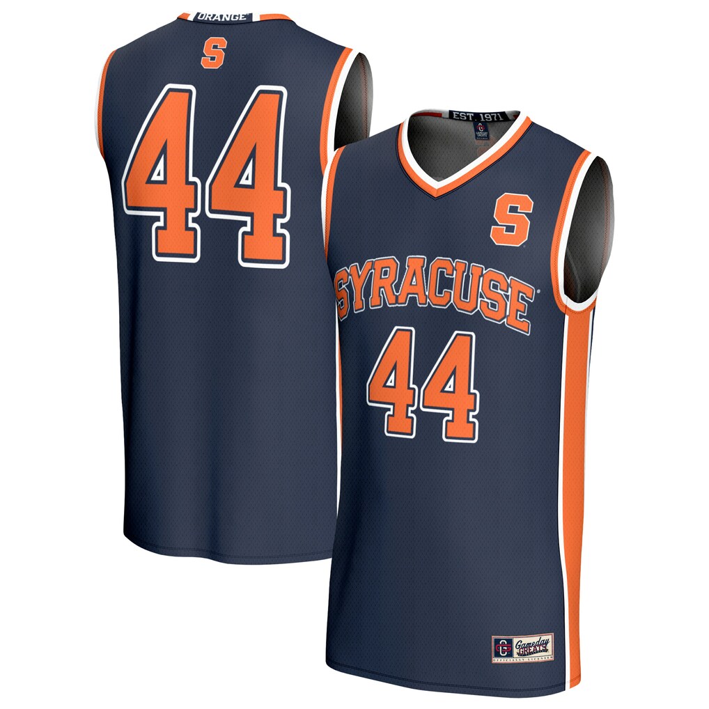 Unisex GameDay Greats #44 Navy Syracuse Orange Lightweight Collegiate Basketball Fashion Jersey - Jersey