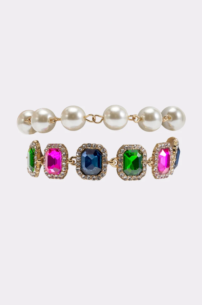COLOR ME RICH BRACELET SET - Akira Wear