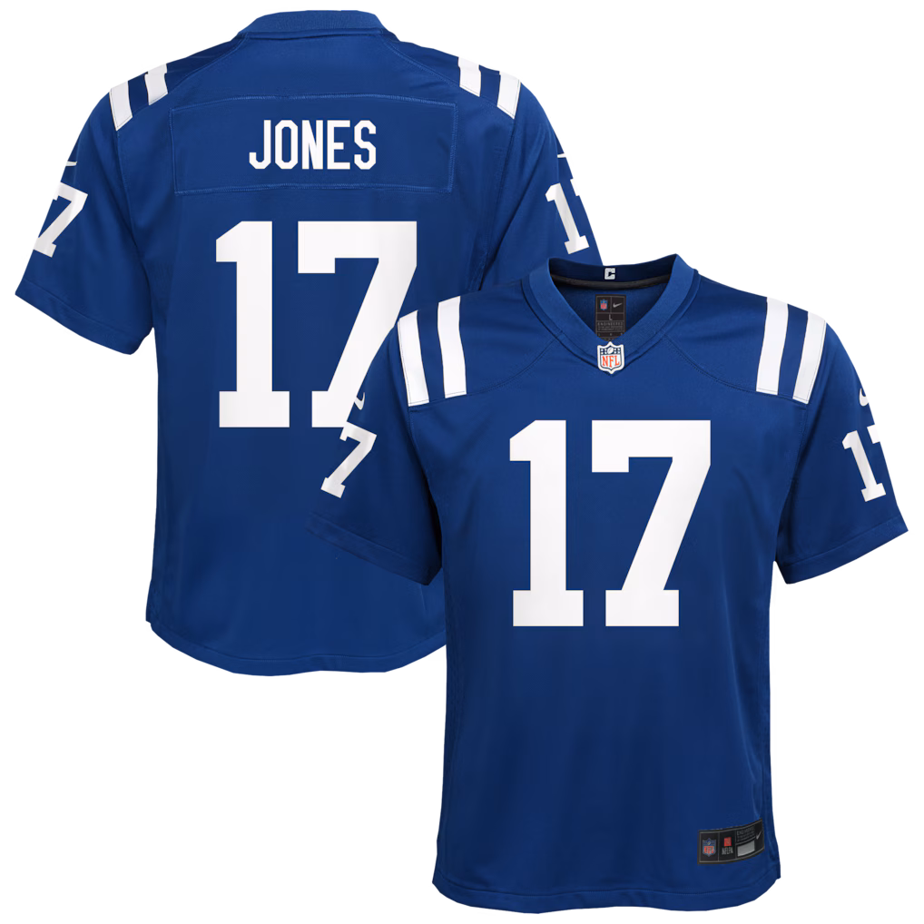 Youth Indianapolis Colts Daniel Jones Nike Royal Alternate 2 Game Jersey - Jersey