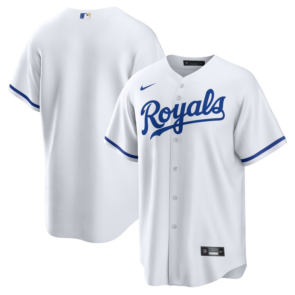 Men's Kansas City Royals Nike White Home Big & Tall Replica Jersey - Jersey