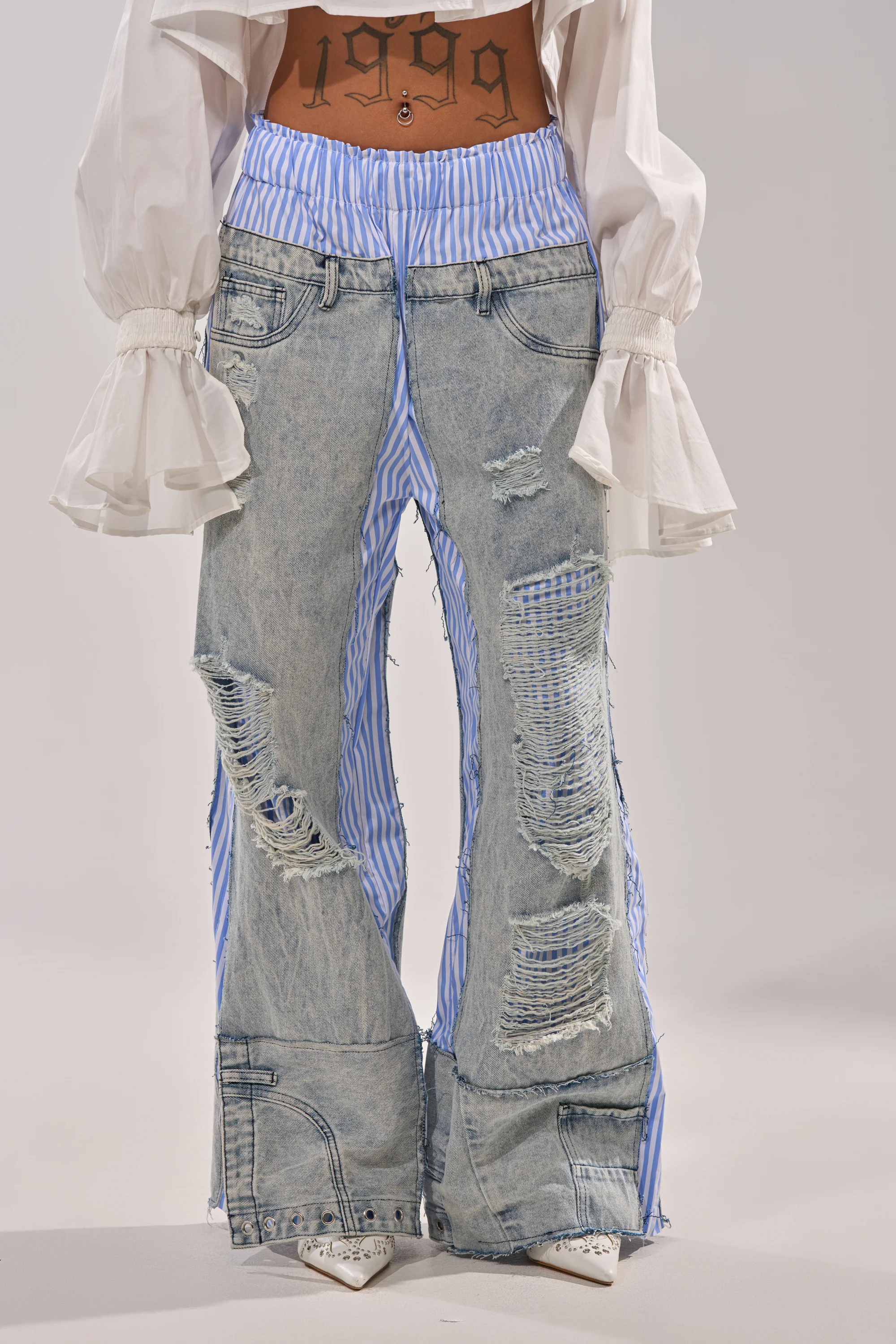 CALL IT WHAT YOU WANT MIXED UP TROUSER - Akira Wear
