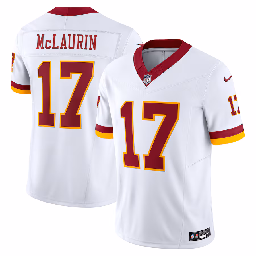 Men's Washington Commanders Terry McLaurin Nike White Vapor F.U.S.E. Limited Super Bowl Era Jersey - Jersey