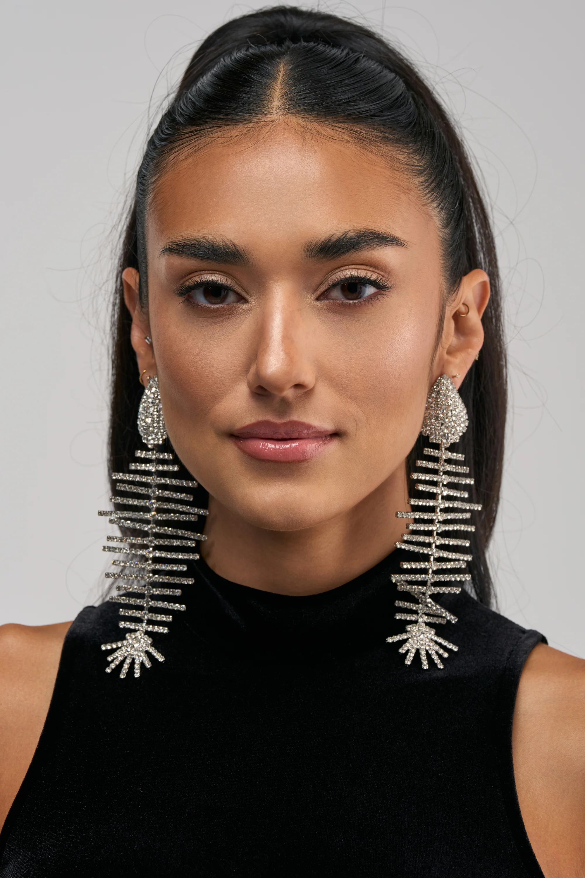 GLOW MODE BEDAZZLED EARRINGS - Akira Wear