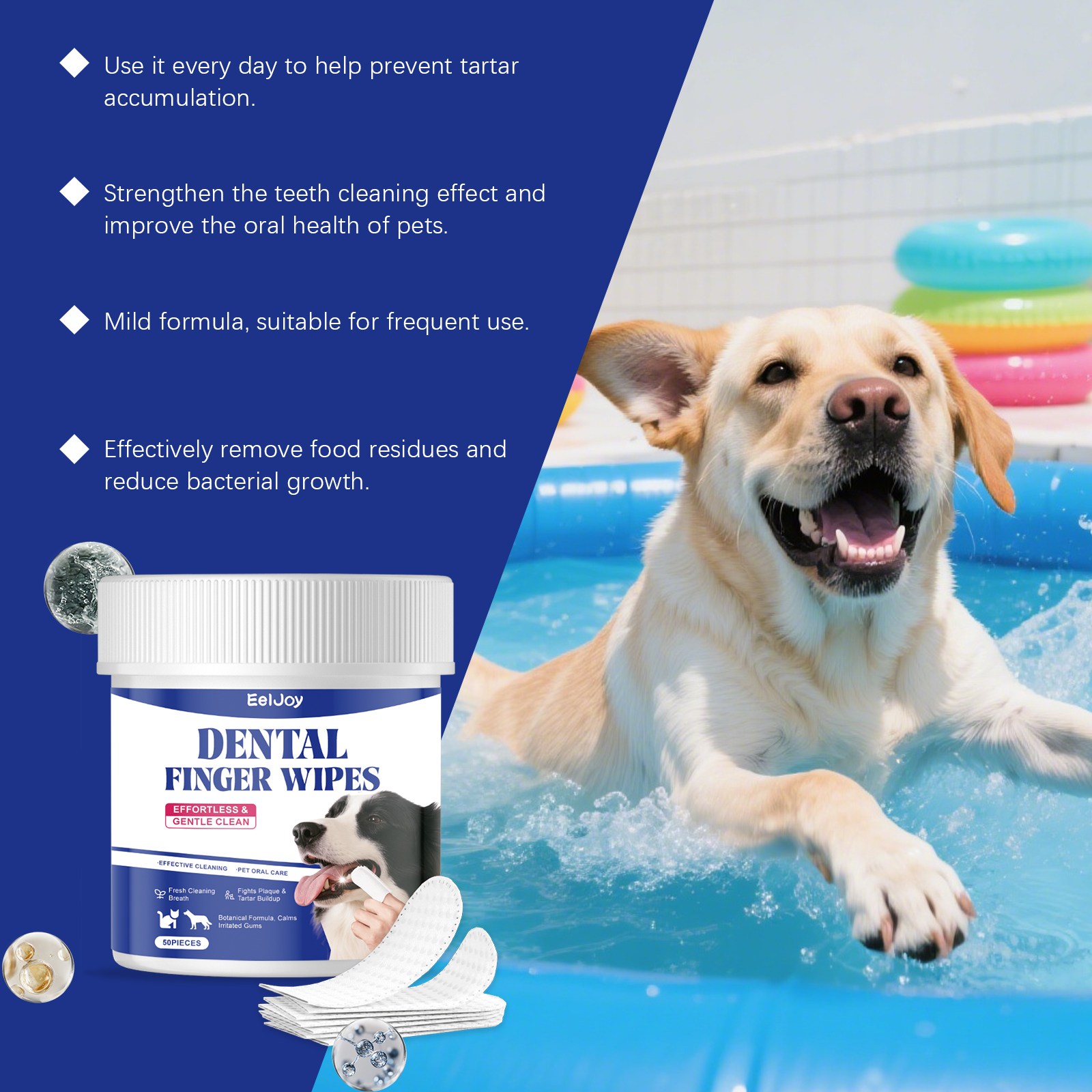 EelJoy Pet Dental Wipes