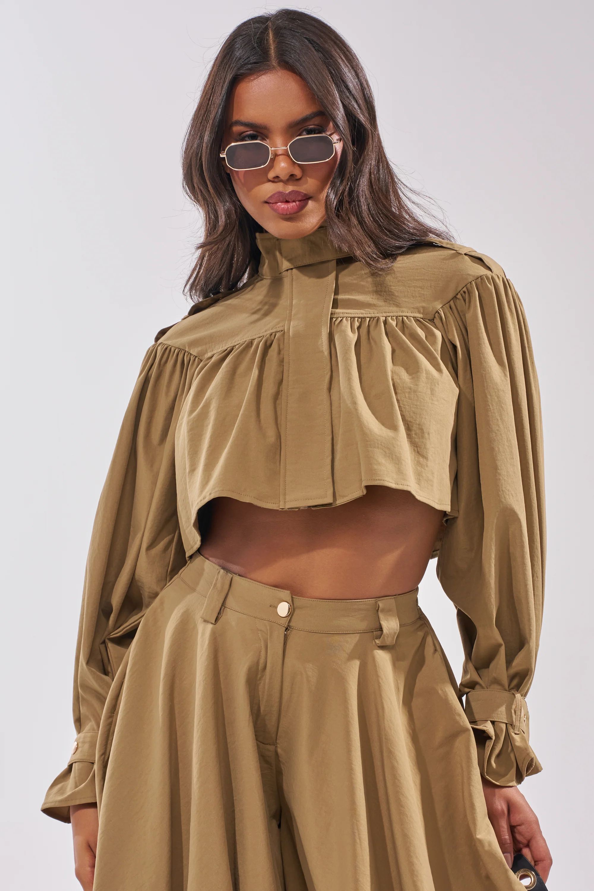 CANT STOP WONT STOP ZIP UP BLOUSE - Akira Wear
