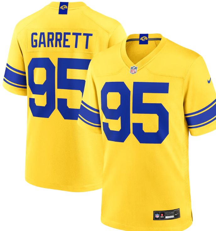 Men's Los Angeles Rams Myles Garrett Nike Classic Sol Game Jersey - Jersey