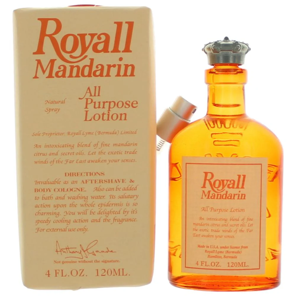 2pcs Royall Mandarin by Royall Fragrances, 4 oz All Purpose Lotion for Men